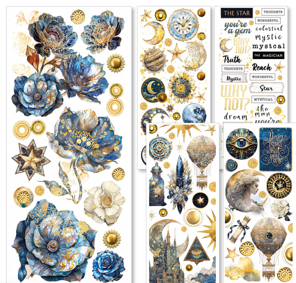 Art Stickers - Celestial - 5Pkg - Ciao Bella
