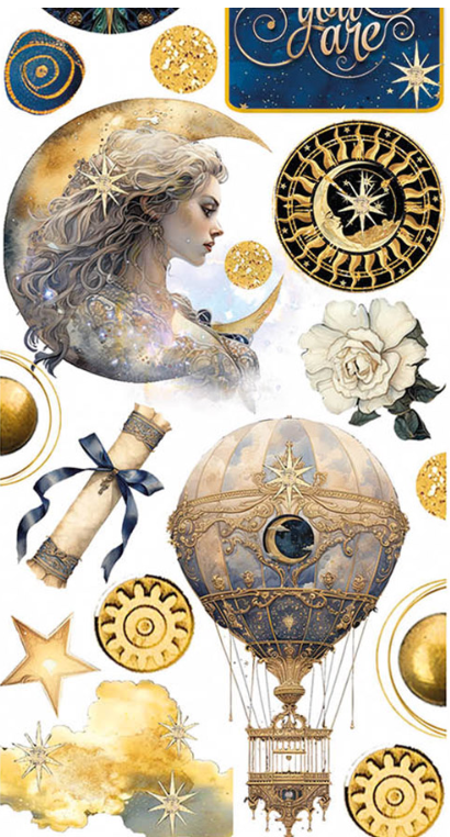 Art Stickers - Celestial - 5Pkg - Ciao Bella