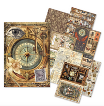 Rice Paper A5 - Cabinet of Curiosities - MIXED 8/Pkg - Ciao Bella