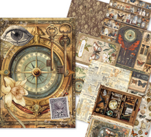 Rice Paper A5 - Cabinet of Curiosities - MIXED 8/Pkg - Ciao Bella