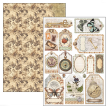 Creative Pad A4 - Cabinet of Curiosities - Double Sided Paper - 9/Pkg- Ciao Bella