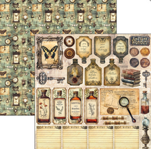 12x12 Patterns Pad - Cabinet of Curiosities - Double Sided Paper - 8/Pkg - Ciao Bella