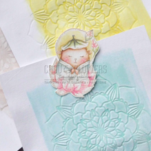 Clear Stamp - A8 - Zen Doudou  - Chou and Flowers
