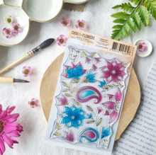 Clear Stamp - A6 - Print - Chou and Flowers