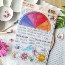 Clear Stamp - A5 - THE DIAL - Chou and Flowers