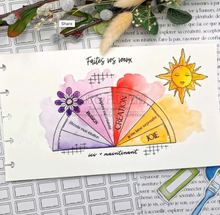 Clear Stamp - A5 - THE DIAL - Chou and Flowers