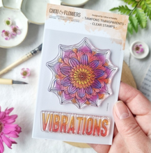 Clear Stamp - A7 - FLOWER VIBRATIONS - Chou and Flowers