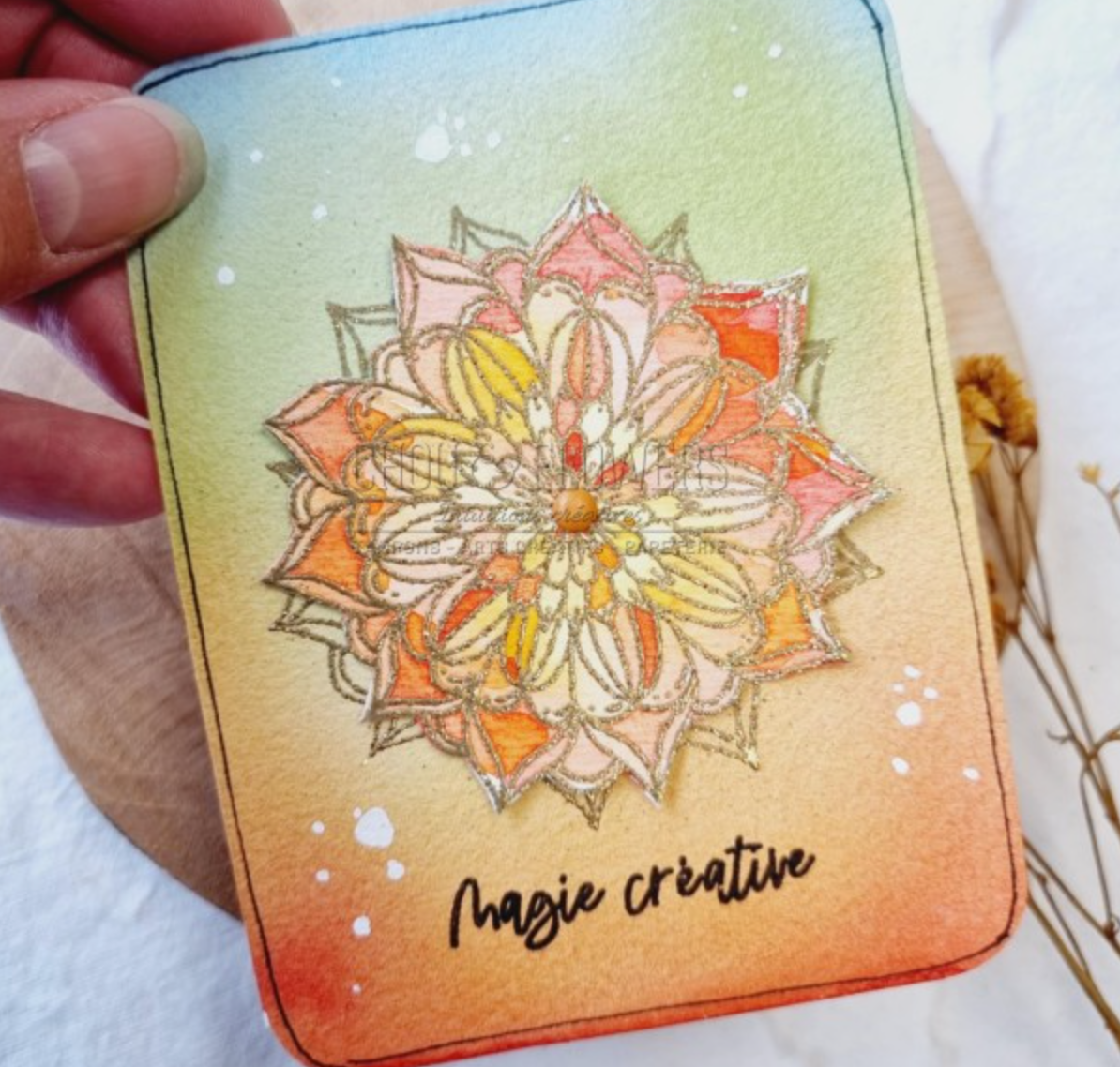 Clear Stamp - A7 - FLOWER VIBRATIONS - Chou and Flowers