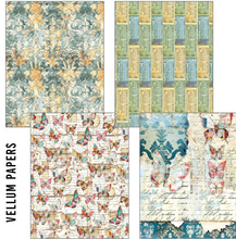 A5 Mixed Paper Pack - Craftmix Quintessential - Tissue, Vellum - 8 Sheets - Ciao Bella