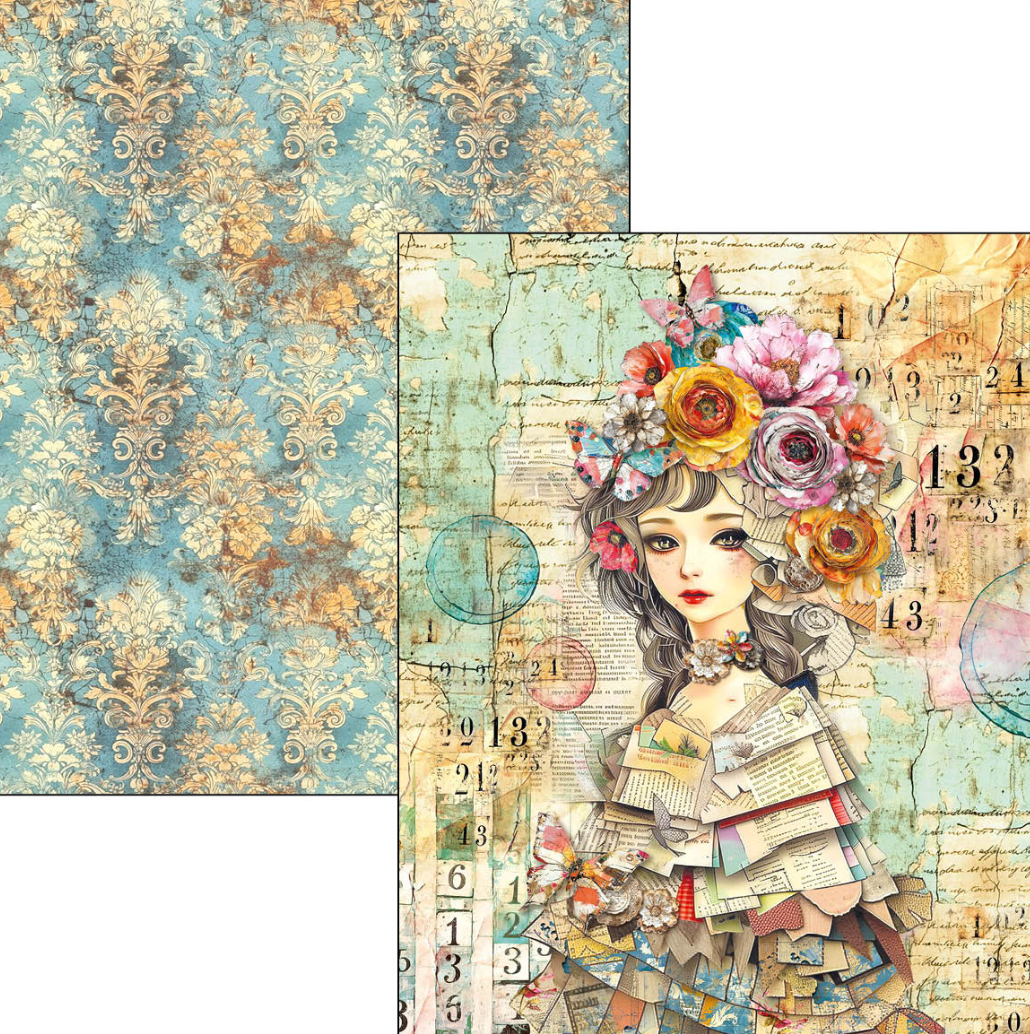 A4 Maxi Mixed Media Book - Quintessential - 50 Double Pages - Ciao Bella