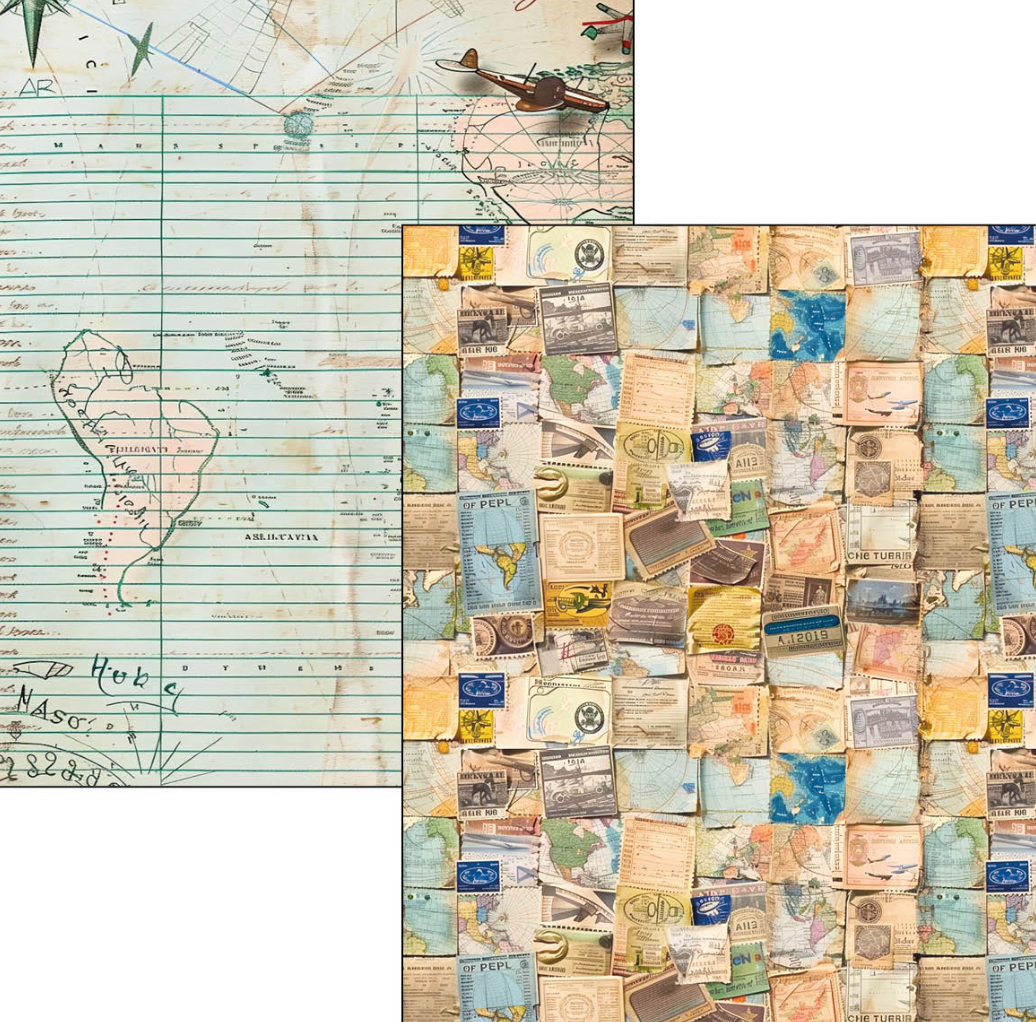 A4 Maxi Mixed Media Book - Journey Ahead - 50 Double Pages - Ciao Bella