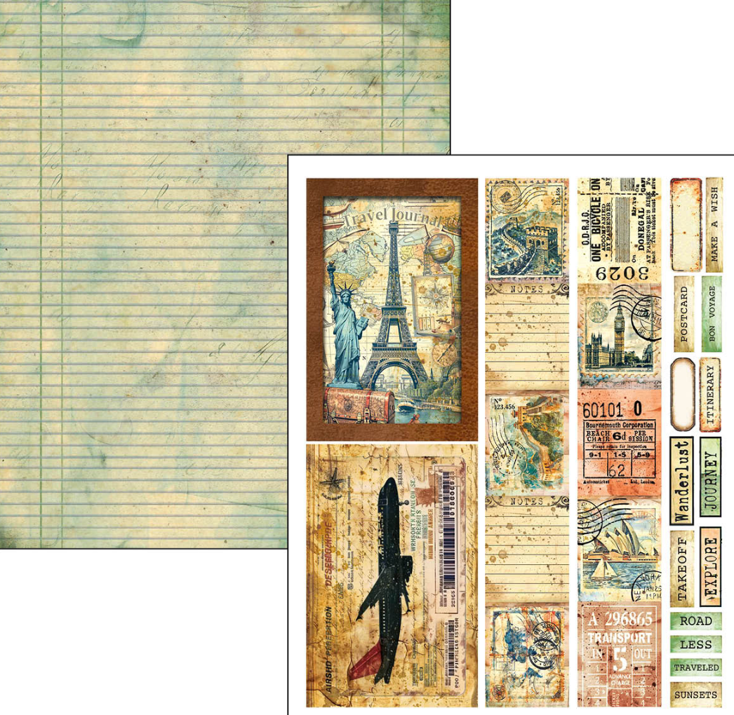 A4 Maxi Mixed Media Book - Journey Ahead - 50 Double Pages - Ciao Bella