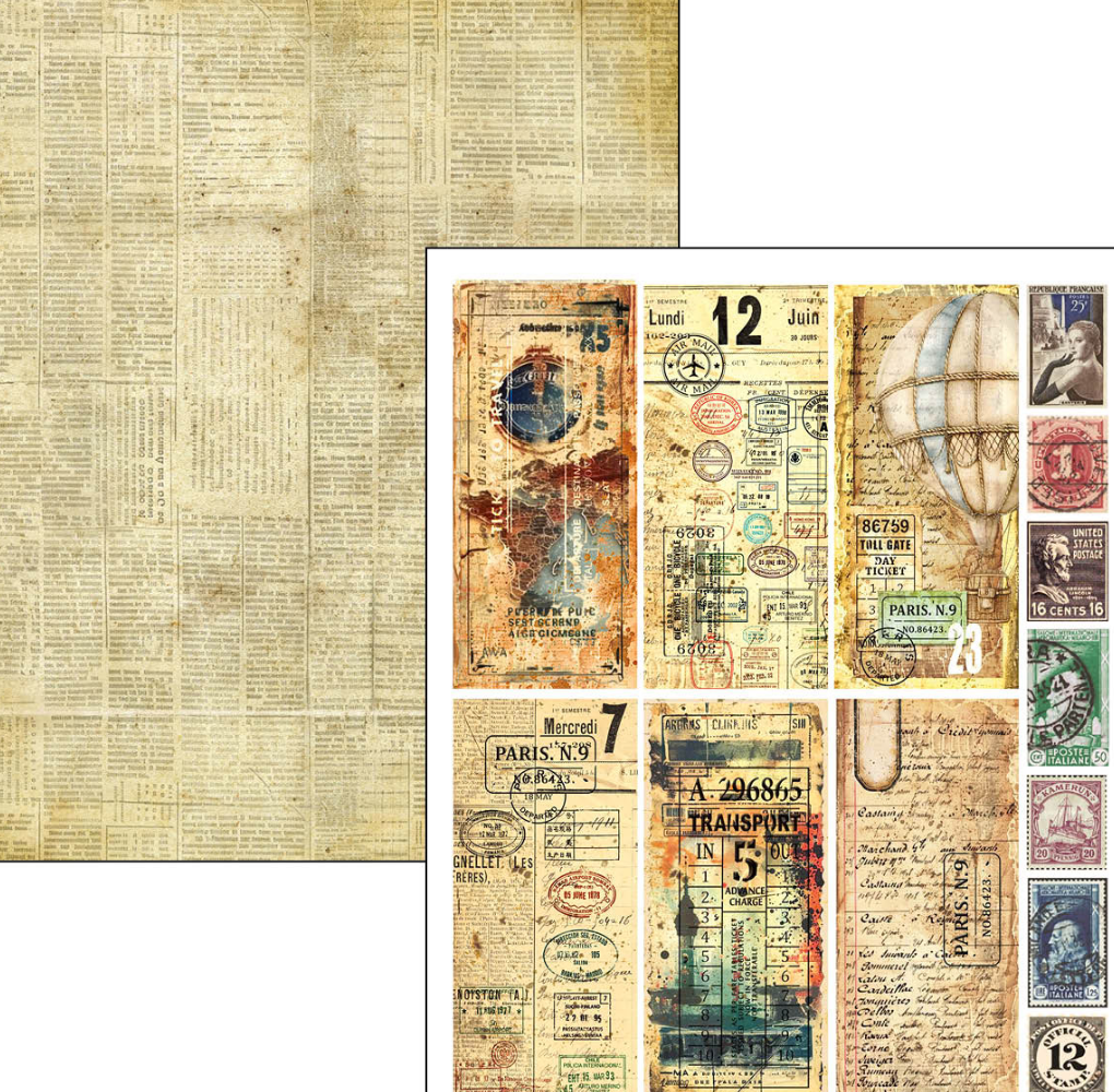 A4 Maxi Mixed Media Book - Journey Ahead - 50 Double Pages - Ciao Bella