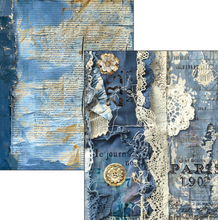 A4 Maxi Mixed Media Book - Urban Blue Denim - 50 Double Pages - Ciao Bella