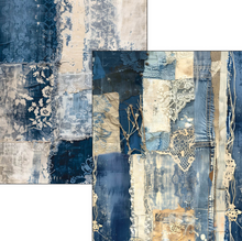 A4 Maxi Mixed Media Book - Urban Blue Denim - 50 Double Pages - Ciao Bella