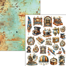 A4 Maxi Mixed Media Book - Past Time - 50 Double Pages - Ciao Bella