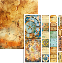 A4 Maxi Mixed Media Book - Past Time - 50 Double Pages - Ciao Bella