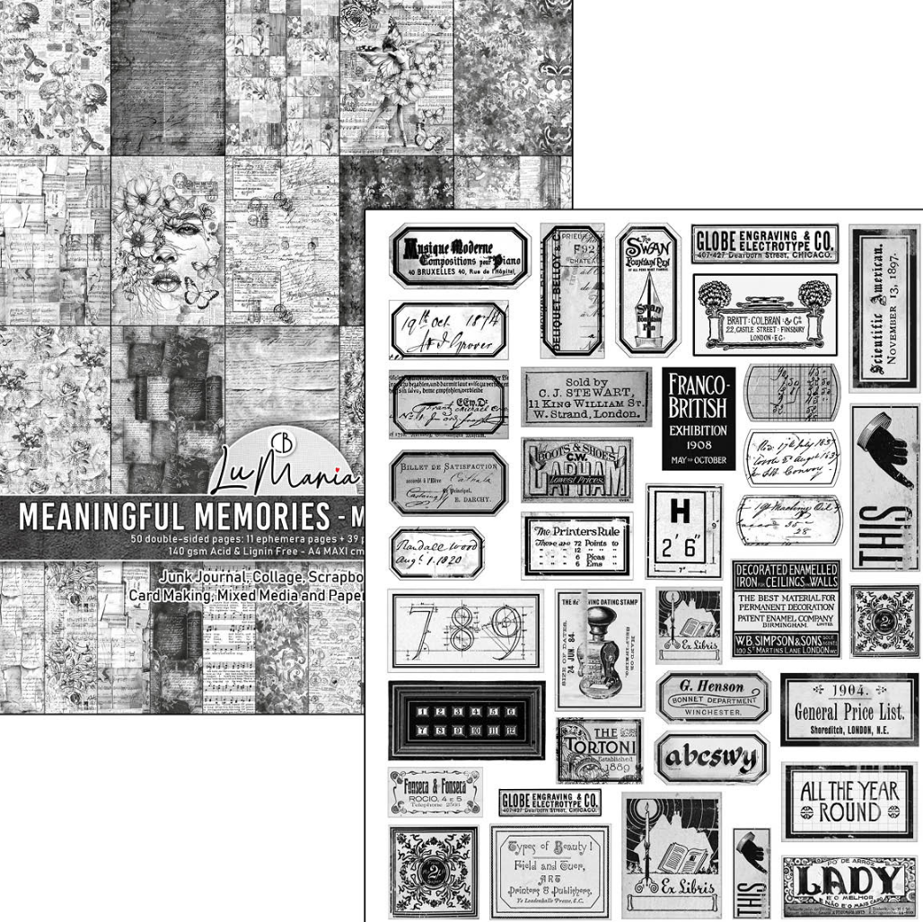 A4 Maxi Mixed Media Book - Meaningful Memories - 50 Double Pages - Ciao Bella