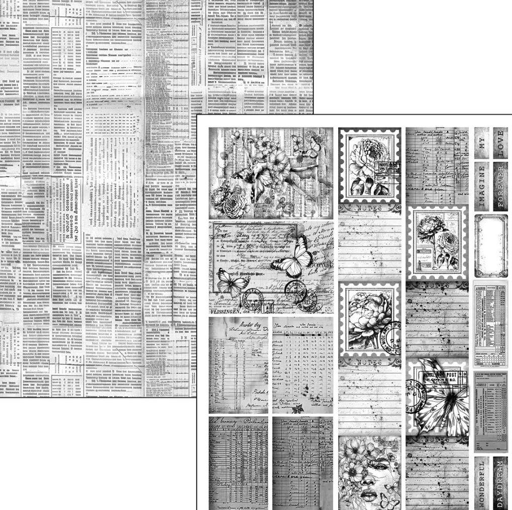 A4 Maxi Mixed Media Book - Meaningful Memories - 50 Double Pages - Ciao Bella