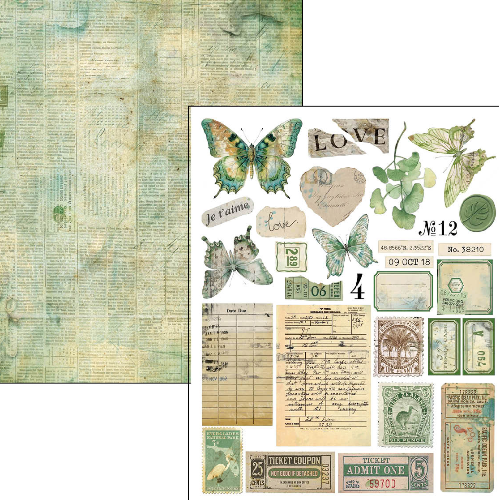 A4 Maxi Mixed Media Book - Time Capsule - 50 Double Pages - Ciao Bella