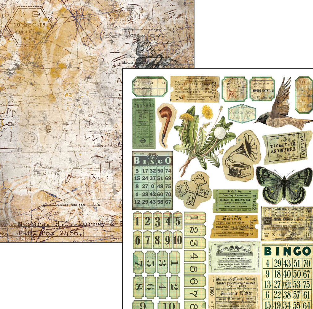 A4 Maxi Mixed Media Book - Time Capsule - 50 Double Pages - Ciao Bella