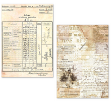 A5 Tissue Paper Set - 24 Sheets - Vintage Manuscript - Ciao Bella