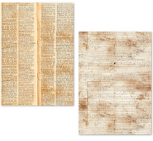 A5 Tissue Paper Set - 24 Sheets - Vintage Manuscript - Ciao Bella