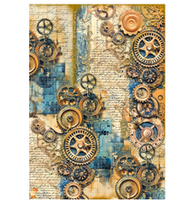 A4 Rice Paper Set - Past Time - 4/Pkg - Ciao Bella