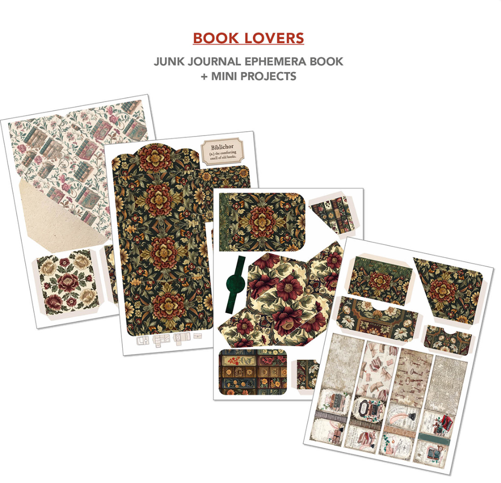 A4 Ephemera Book - Book Lovers - 32/Pkg - Ciao Bella