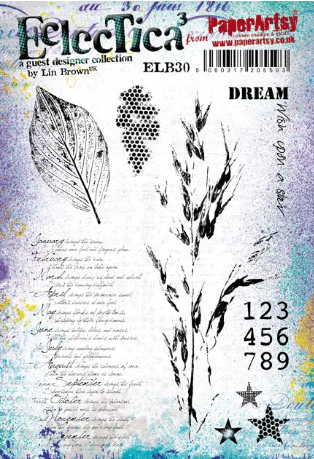 E³ Lin Brown 30 - A5 set, trimmed, on EZ - Paperartsy