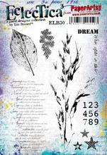 E³ Lin Brown 30 - A5 set, trimmed, on EZ - Paperartsy