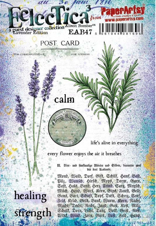 E³ Alison Bomber 47: Lavender Edition - A5 set on EZ - Paperartsy
