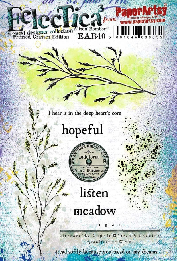 E³ Alison Bomber 40: Pressed Grasses Edition - A5 set on EZ - Paperartsy