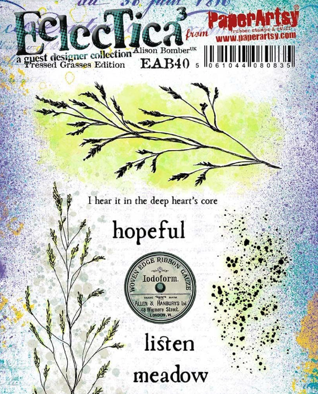 E³ Alison Bomber 40: Pressed Grasses Edition - A5 set on EZ - Paperartsy