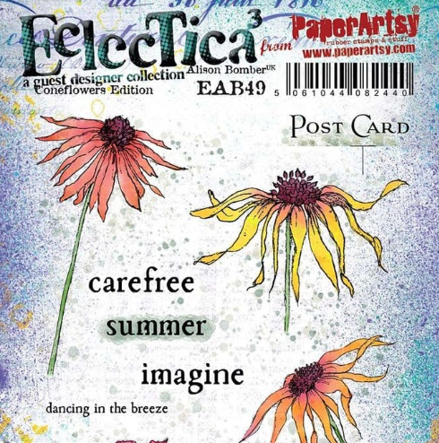 E³ Alison Bomber 49: Coneflowers Edition - A5 set on EZ - Paperartsy