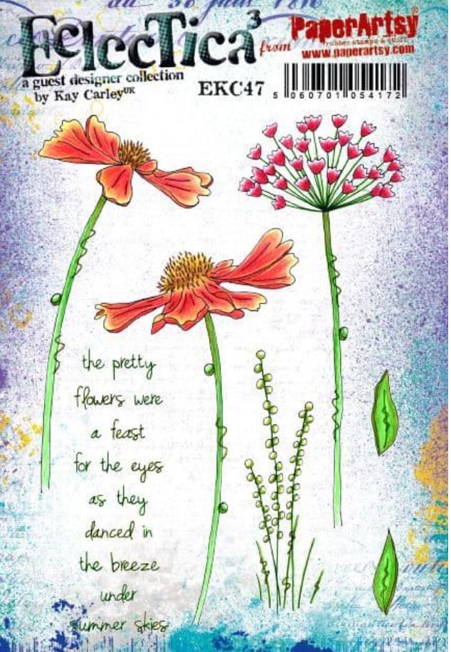 E³ Kay Carley 47 - A5 set, trimmed, on EZ - Paperartsy