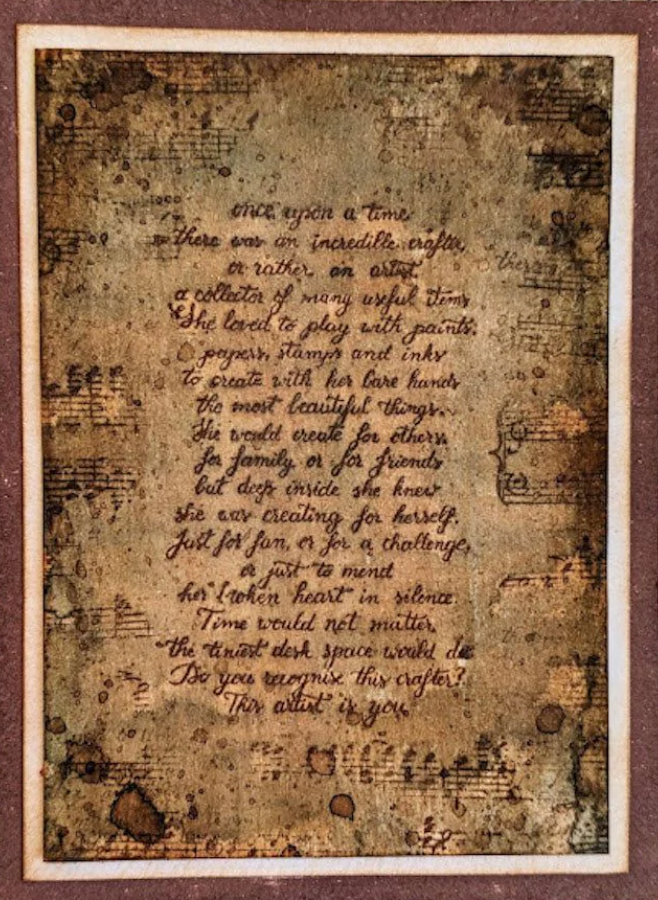 Eclectica - Mini Stamp 88 - Scrapcosy - Paperartsy