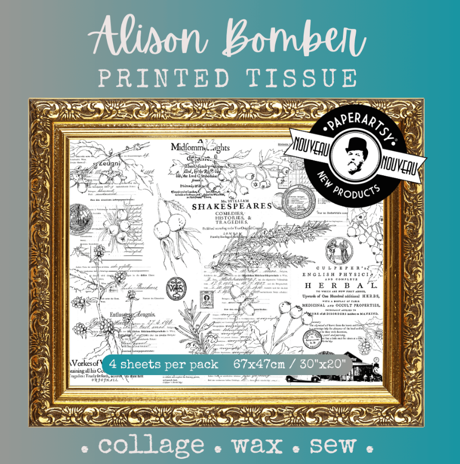 Printed Tissue - Alison Bomber - Paperartsy