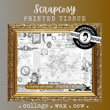 Printed Tissue - Scrapcosy - Paperartsy