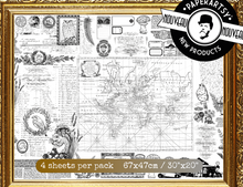 Printed Tissue - Scrapcosy - Paperartsy