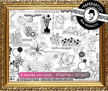 Printed Tissue - JoFY - Paperartsy