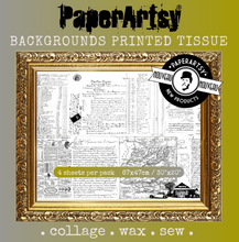 Printed Tissue - Backgrounds - Paperartsy