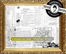 Printed Tissue - Backgrounds - Paperartsy