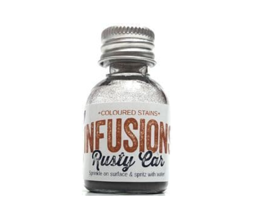 Infusions - Rusty Car - Dye CS17 - Paperartsy