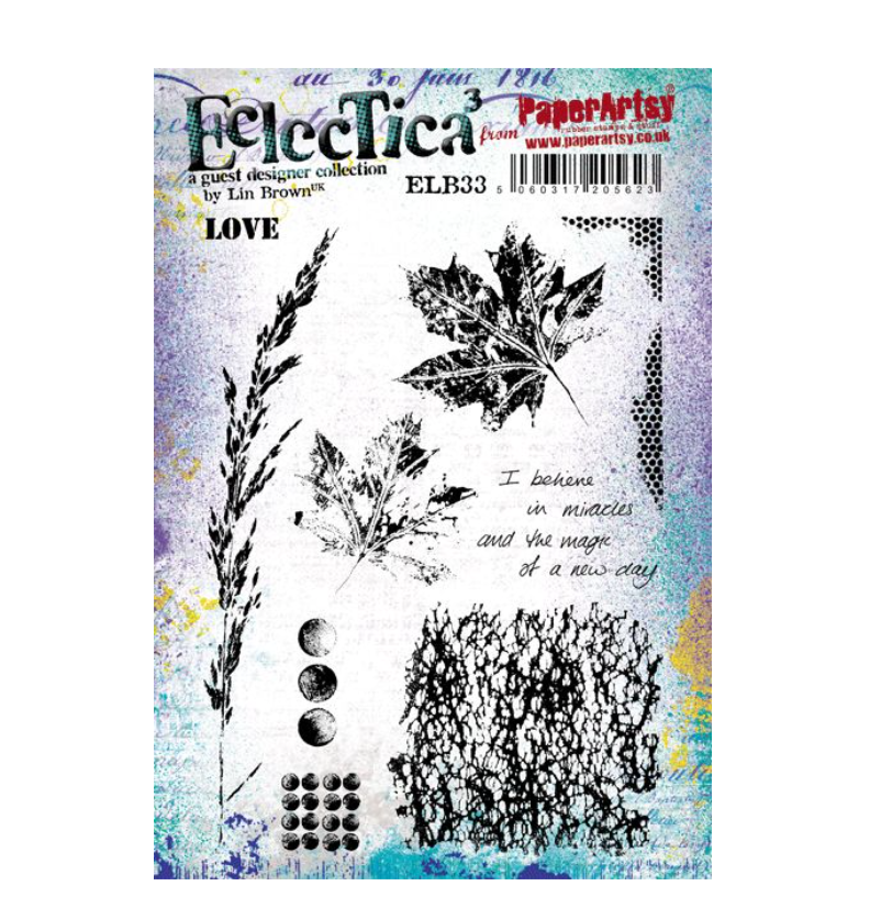 E³ Lin Brown 33 - A5 set, trimmed, on EZ - Paperartsy