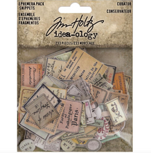 Curator -  Ephemera Snippets 233/Pkg - Ideaology - Tim Holtz