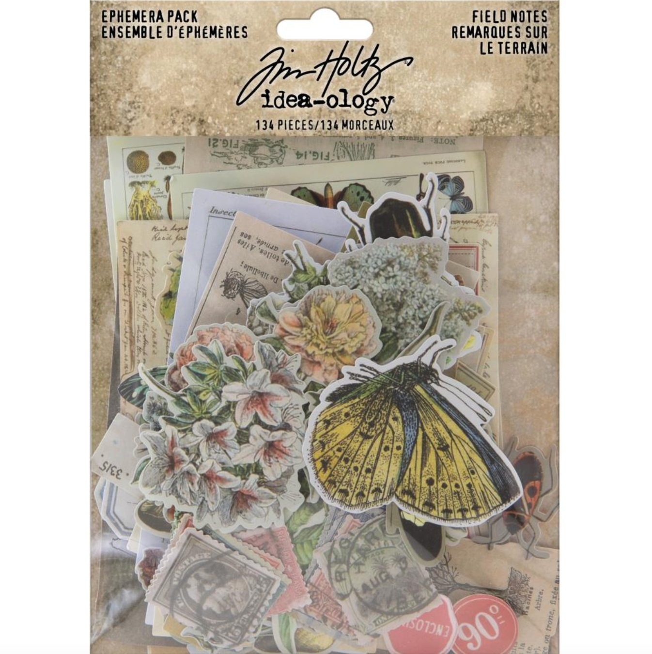 Tim Holtz - Ideaology - Ephemera - Field Notes