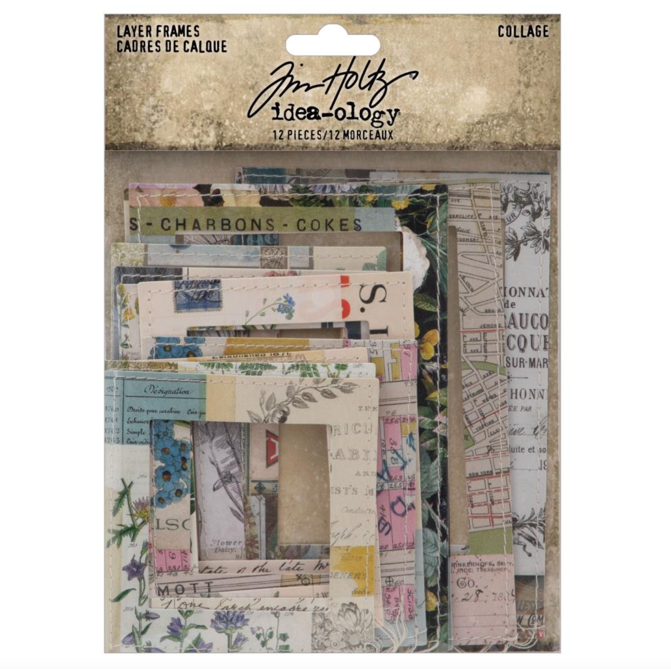 Layer Frames 12/Pkg - Ideaology - Tim Holtz