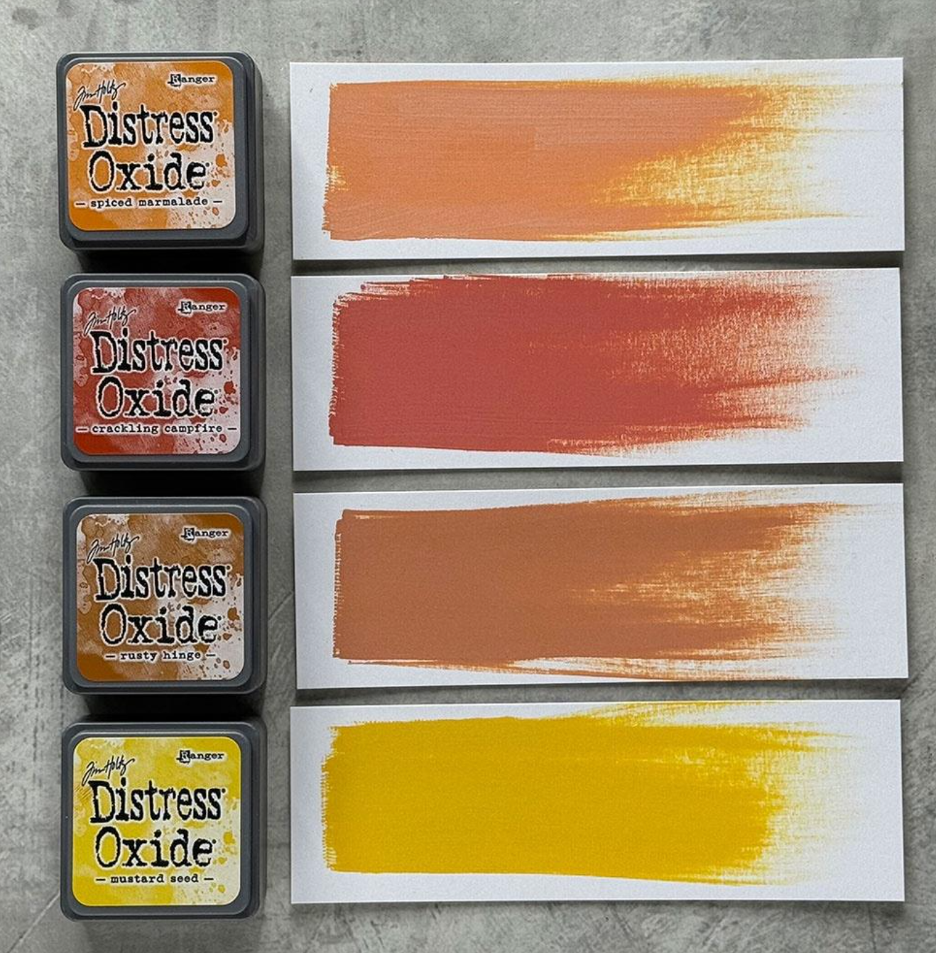 Distress Mini Oxide Ink Pads 4/Pkg - Kit #2 - Tim Holtz