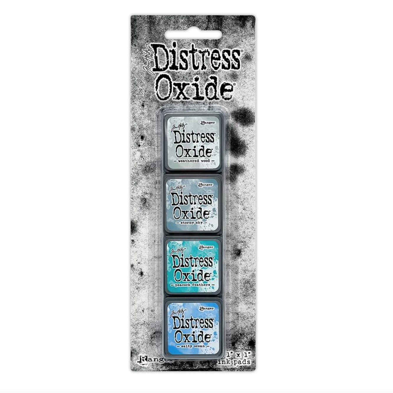 Distress Mini Oxide Ink Pads 4/Pkg - Kit #4- Tim Holtz